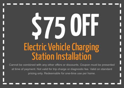 Discounts on Electric Vehicle Charging Station Installation