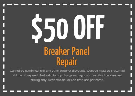 Discounts on Breaker Panel Repair